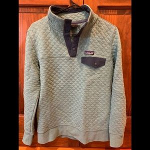 Patagonia organic quilted sweatshirt